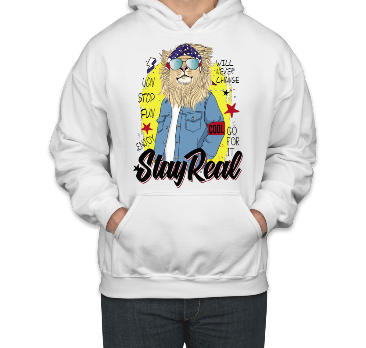 Stay Real Unisex Hoodie