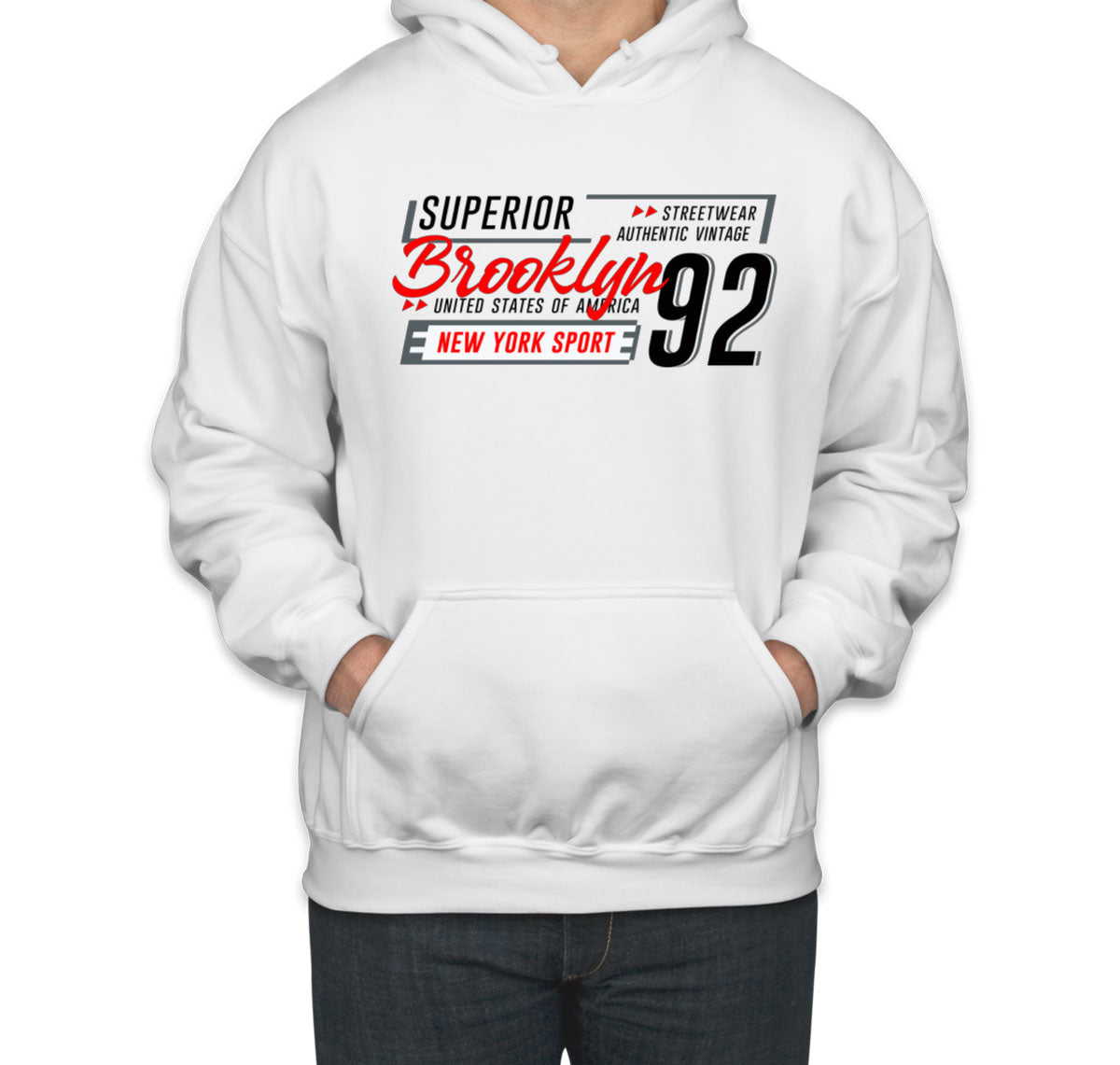 Brooklyn New York Sport Superior Unisex Hoodie