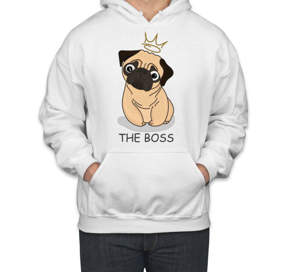 The Boss Pug Unisex Hoodie