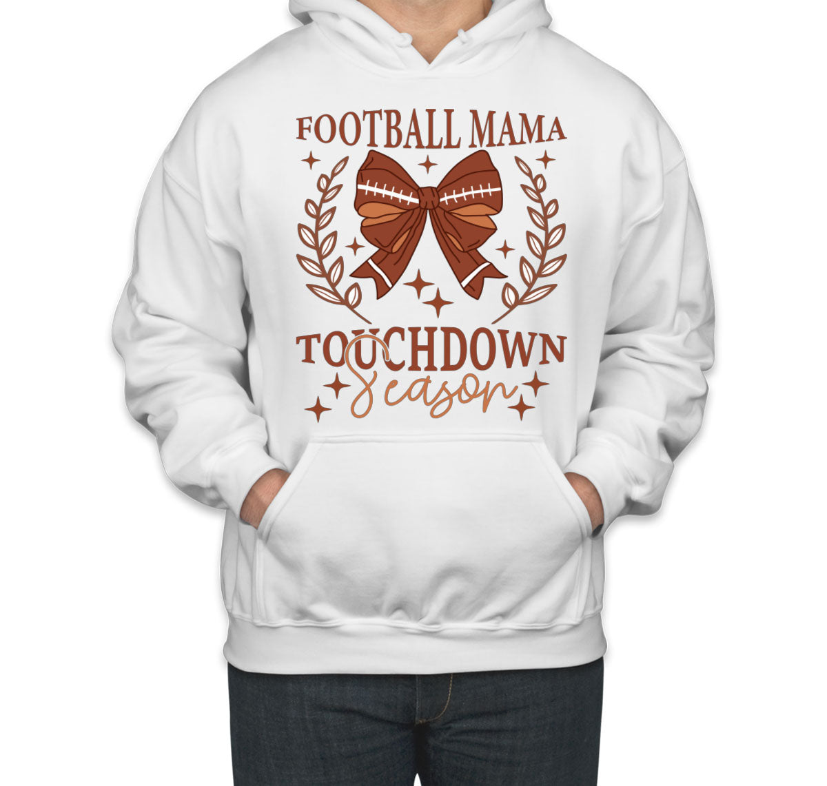 Football Mama Touchdown Season Unisex Hoodie