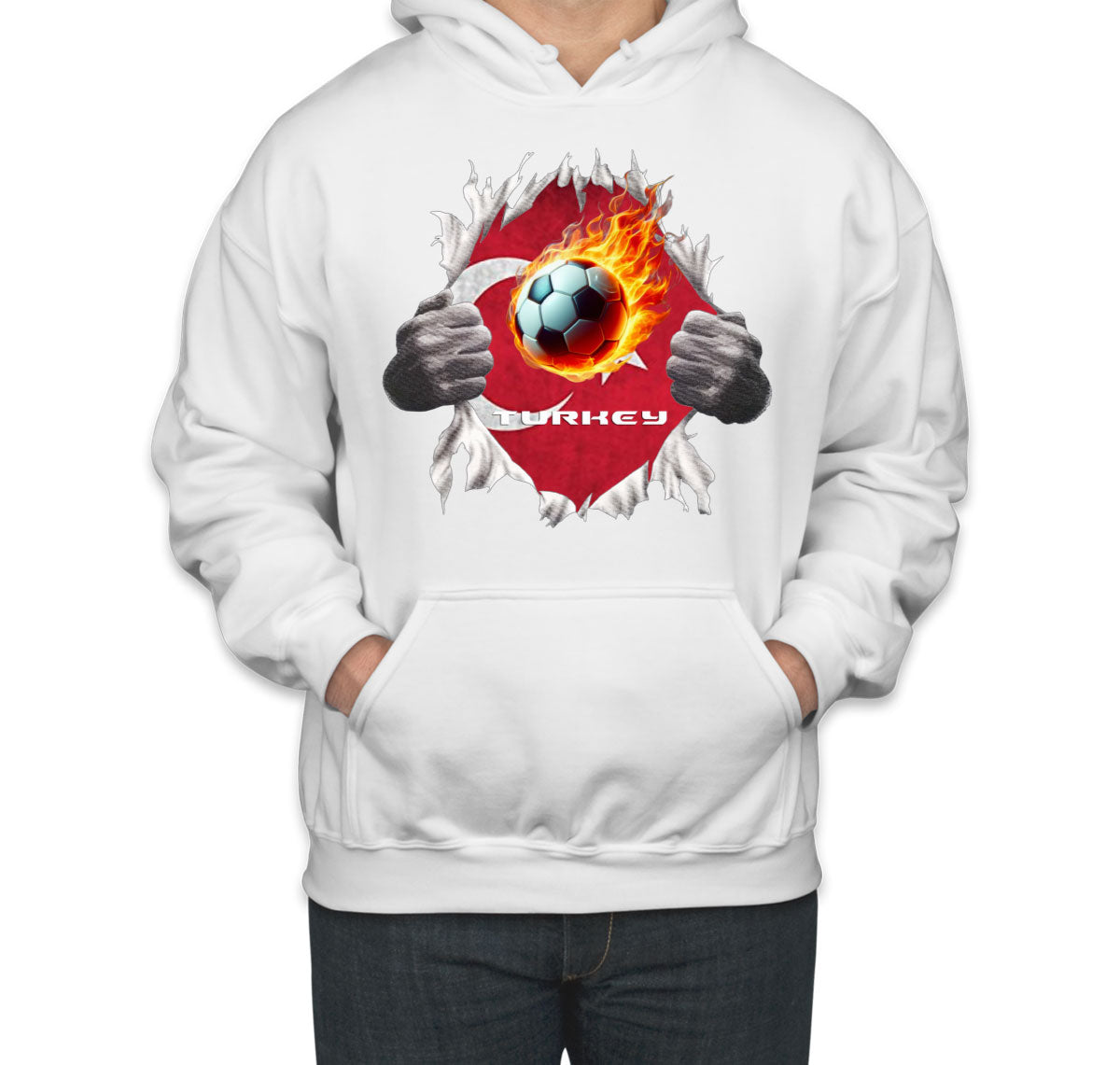 Turkey Euro Cup Soccer Football Unisex Hoodie