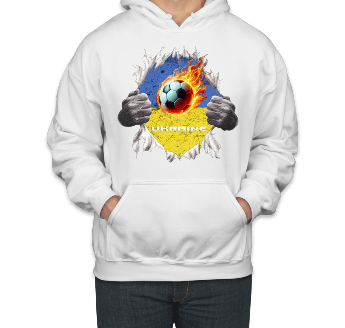 Ukraine Euro Cup Soccer Football Unisex Hoodie