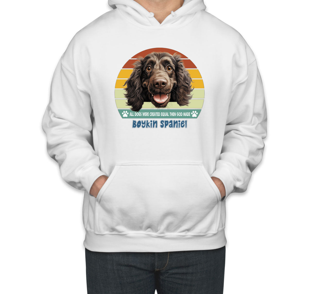 All Dogs Were Created Equal Boykin Spaniel Unisex Hoodie