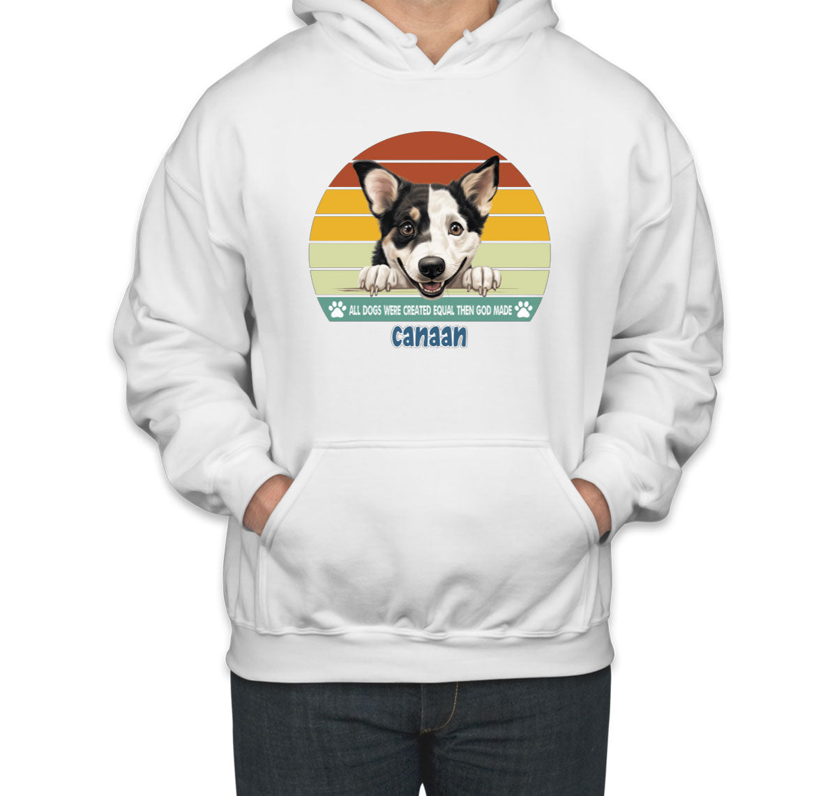 All Dogs Were Created Equal Canaan Unisex Hoodie