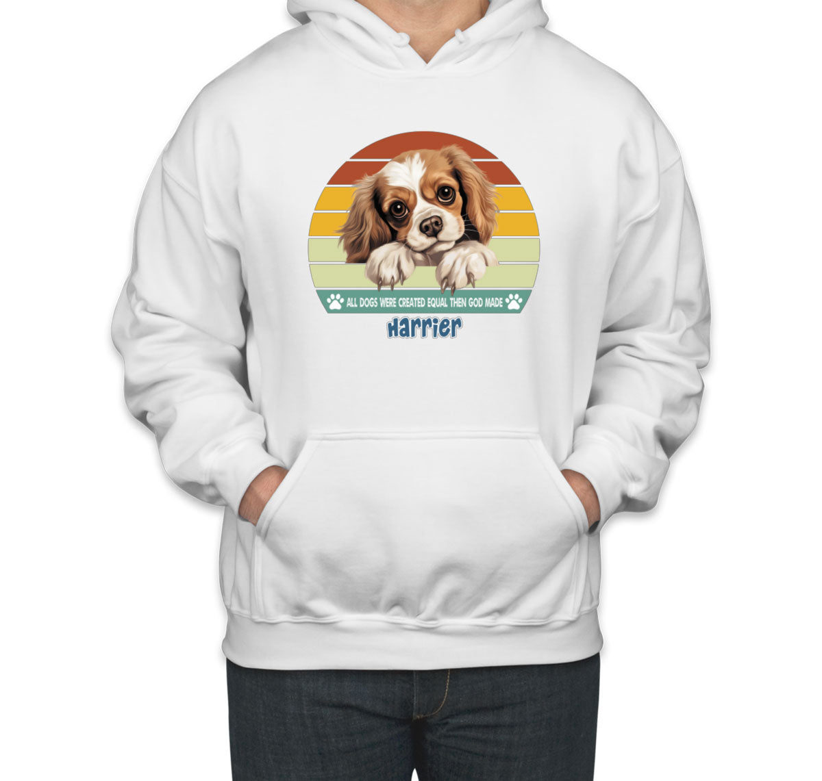 All Dogs Were Created Equal Harrier Unisex Hoodie
