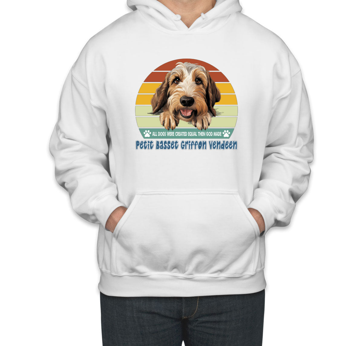 All Dogs Were Created Equal Petit Basset Griffon Vandeen Unisex Hoodie