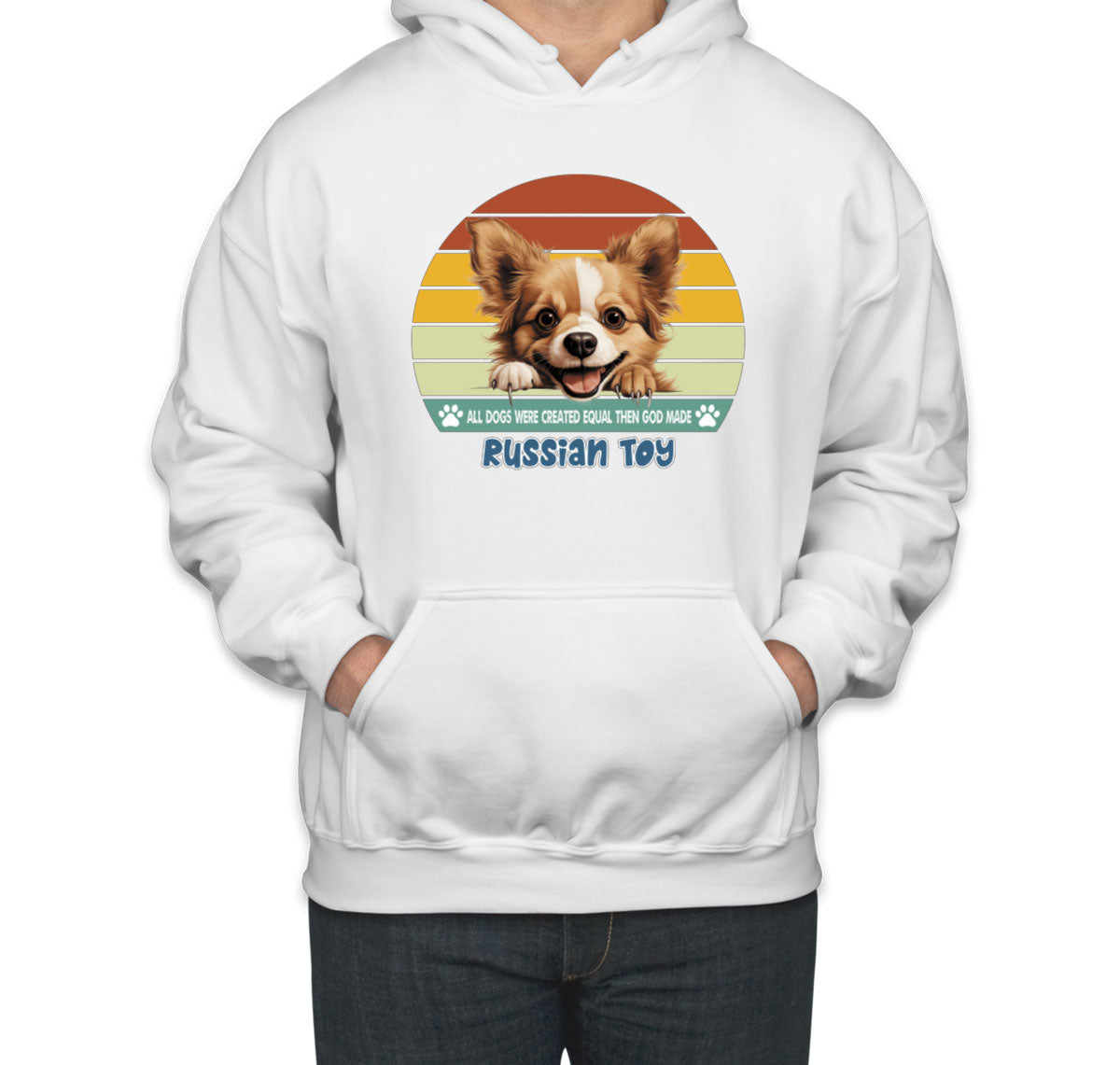 All Dogs Were Created Equal Russian Toy Unisex Hoodie