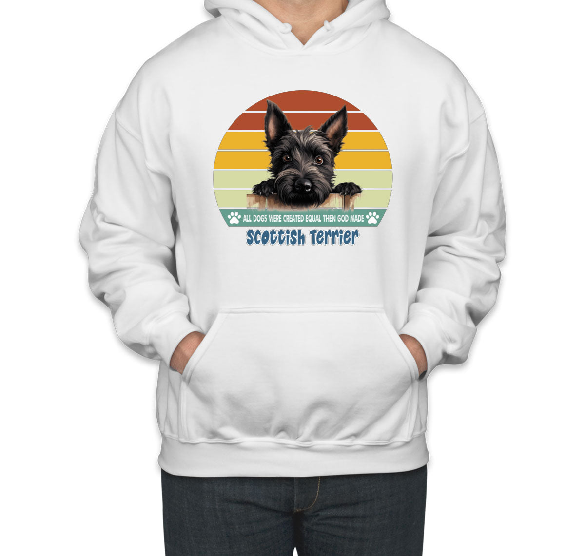 All Dogs Were Created Equal Scottish Terrier Unisex Hoodie