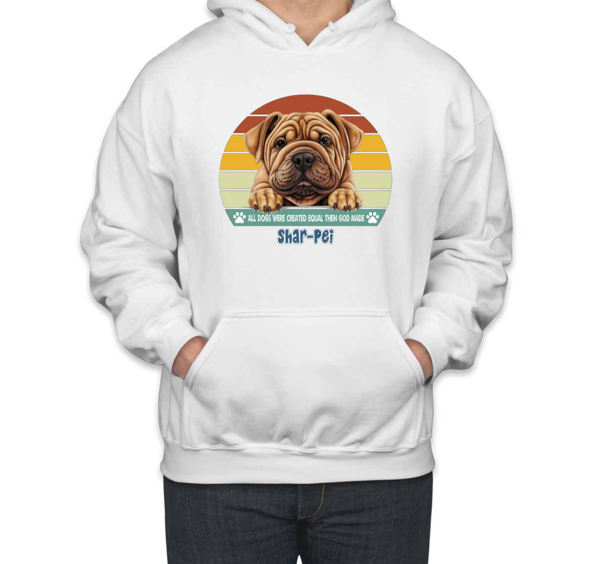 All Dogs Were Created Equal Shar-Pei Unisex Hoodie
