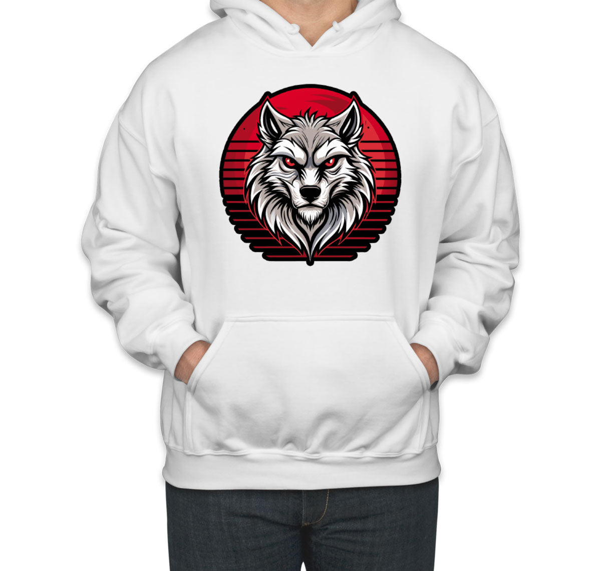 Wolf Head Unisex Hoodie
