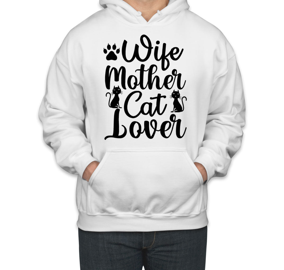 Wife Mother Cat Lover Unisex Hoodie