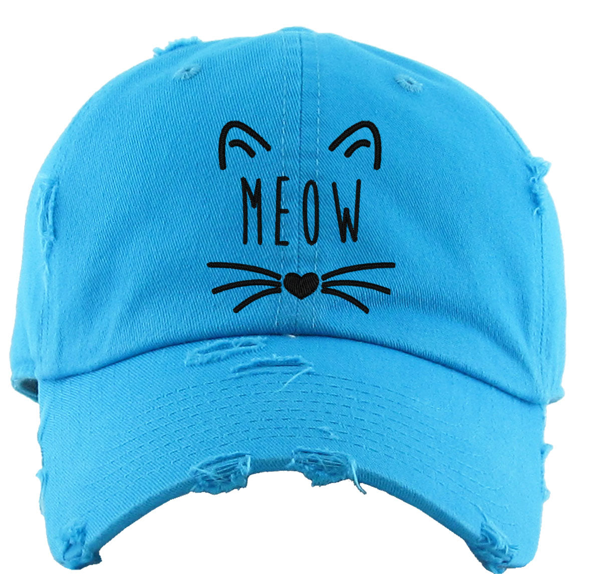 Cat Meow Vintage Baseball Cap