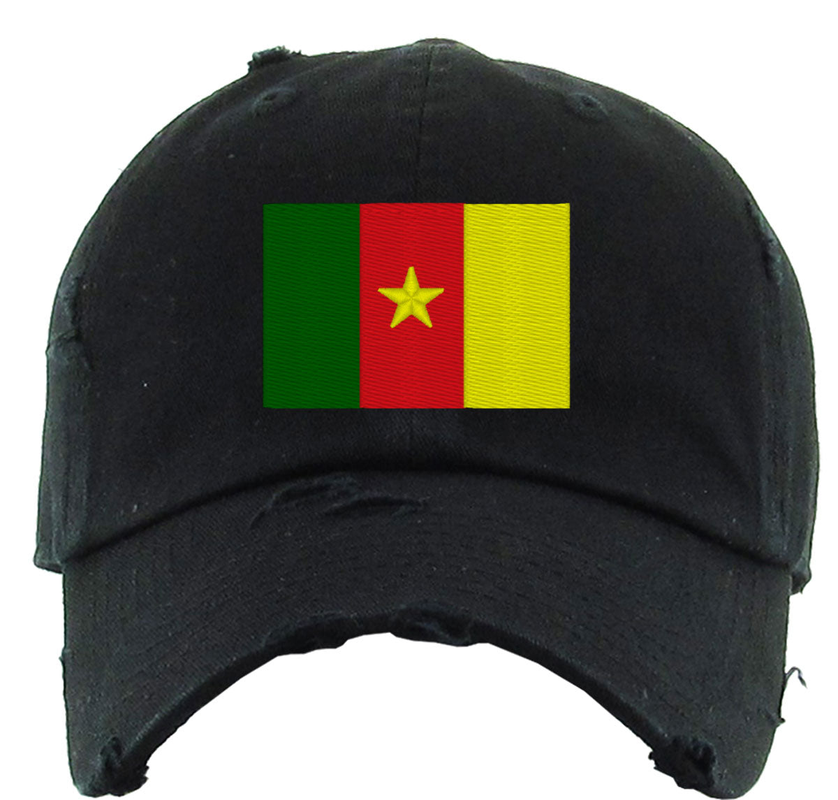 Cameroon Flag Vintage Baseball Cap
