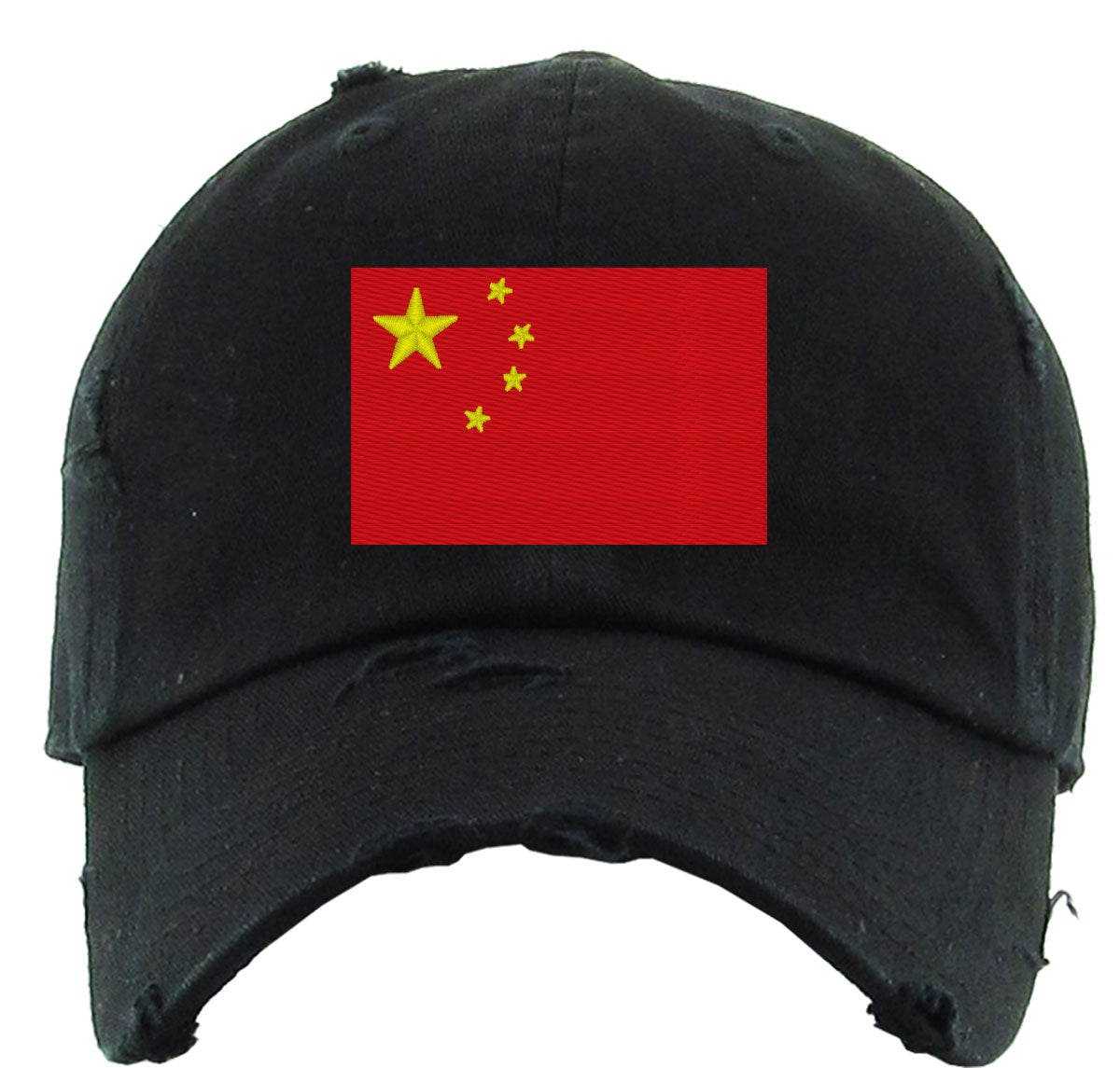 China Flag Vintage Baseball Cap