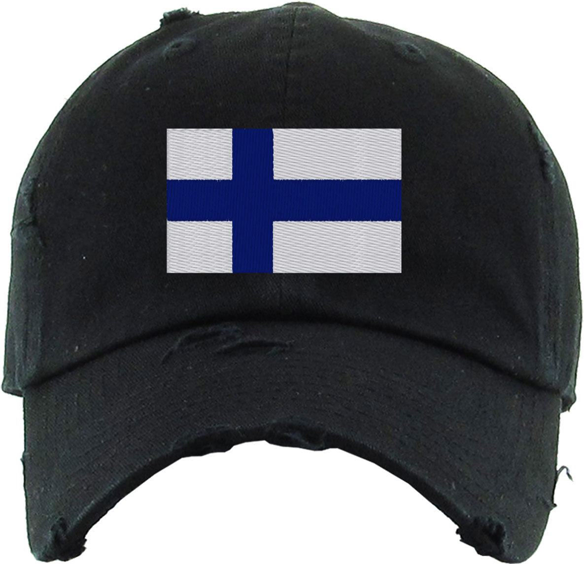 Finland Flag Vintage Baseball Cap