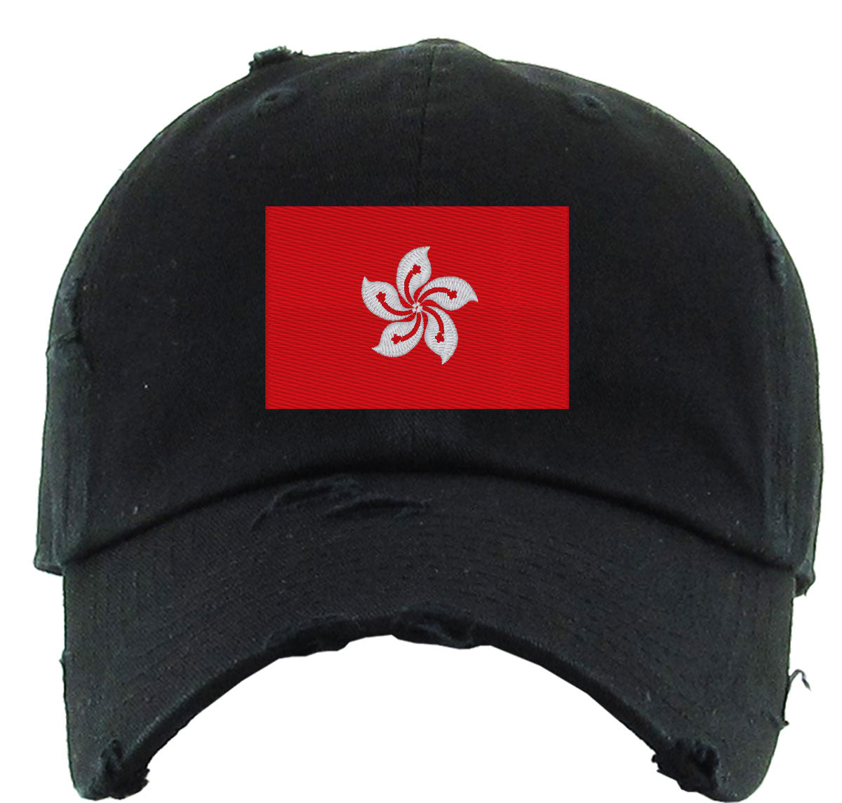 Hong Kong Flag Vintage Baseball Cap