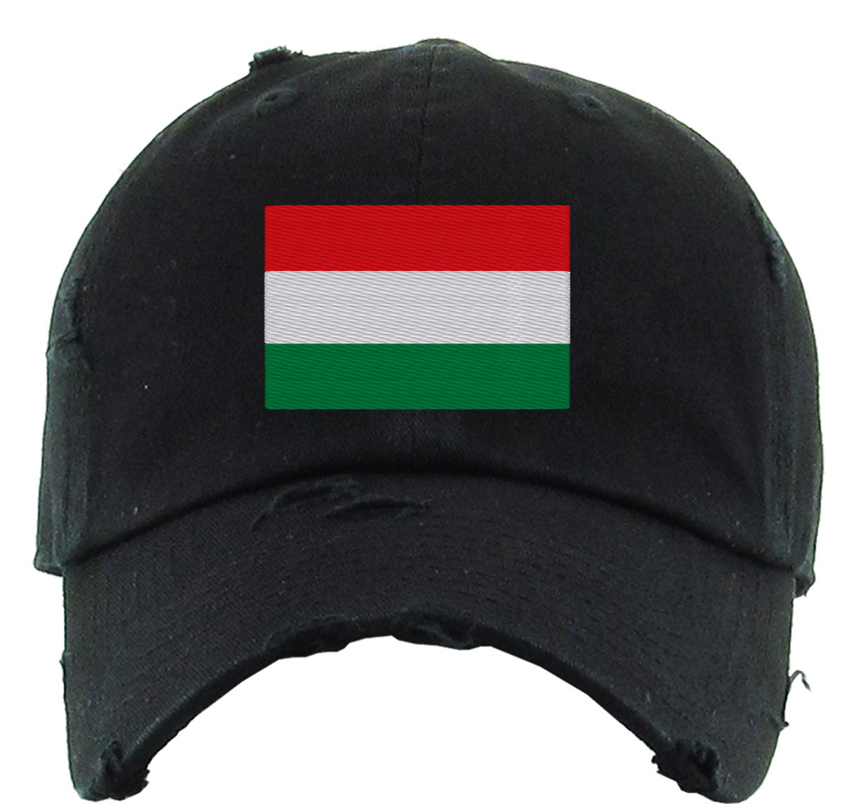 Hungary Flag Vintage Baseball Cap