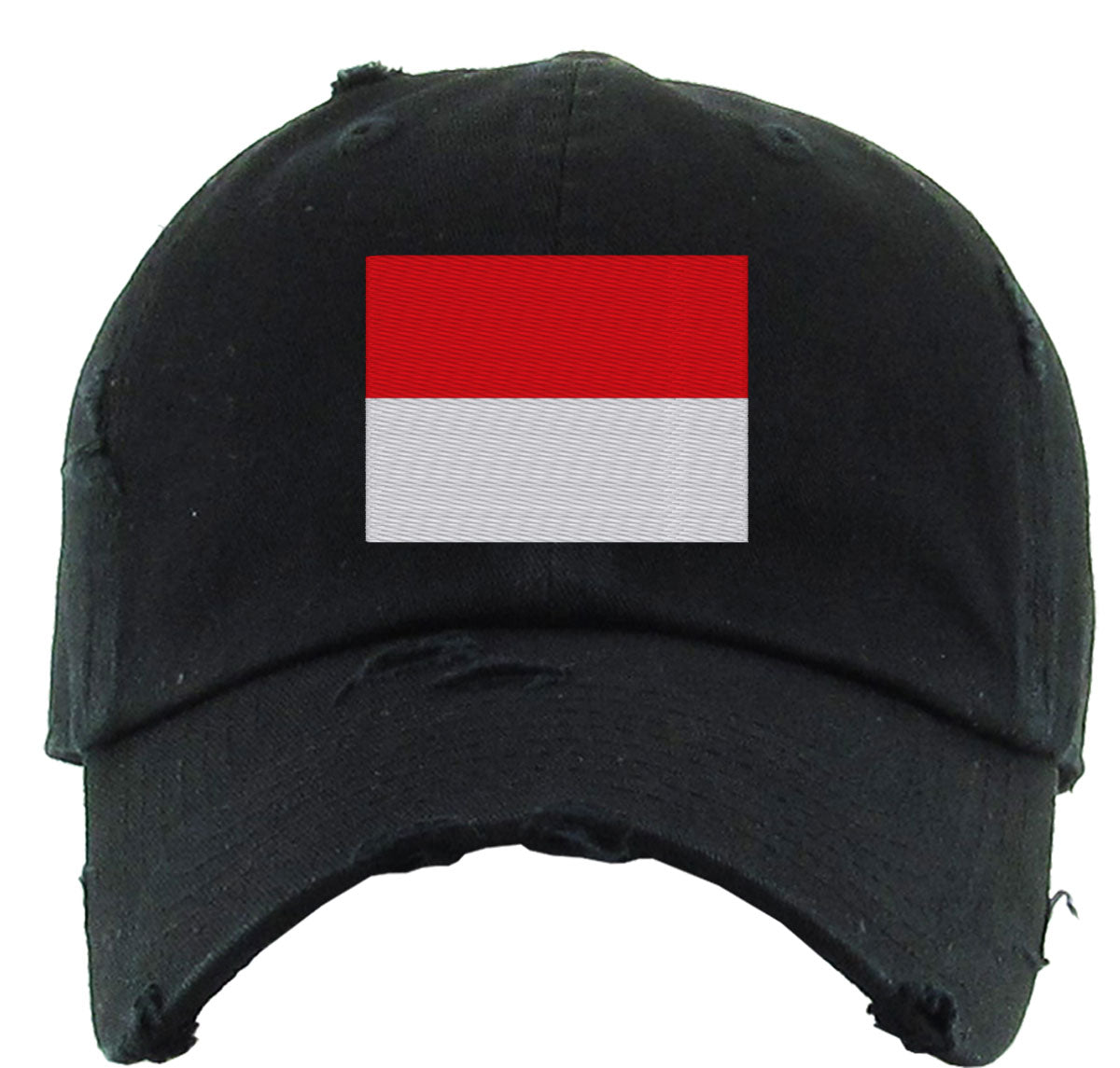 Indonesia Flag Vintage Baseball Cap