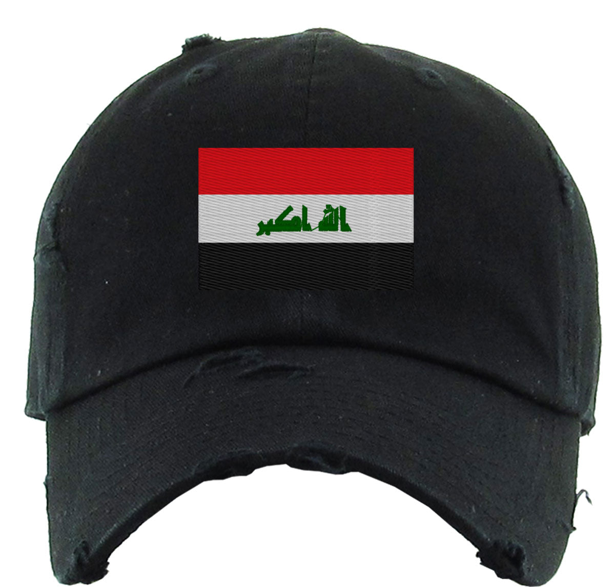 Iraq Flag Vintage Baseball Cap