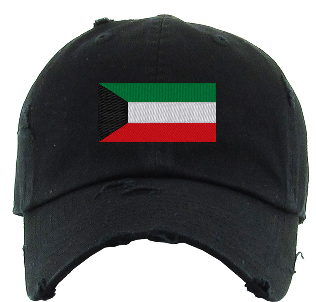 Kuwait Flag Vintage Baseball Cap