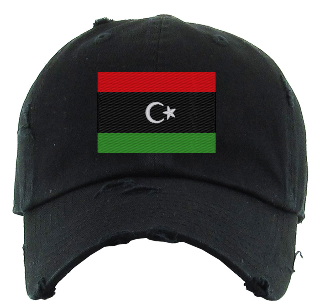 Libya Flag Vintage Baseball Cap