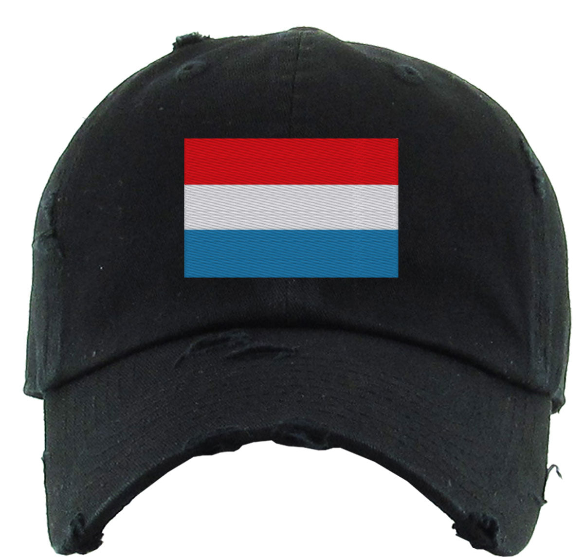 Luxembourg Flag Vintage Baseball Cap