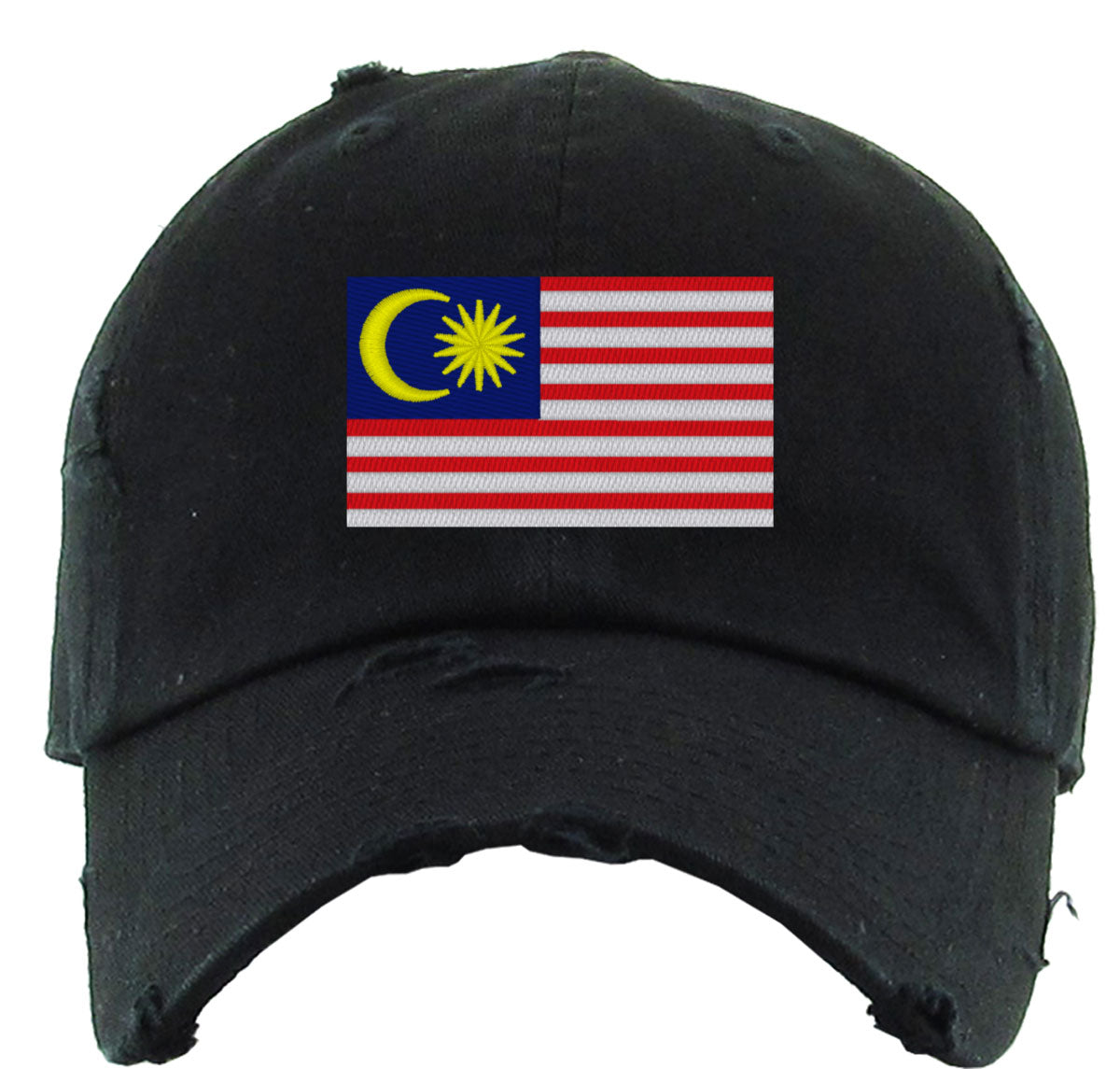 Malaysia Flag Vintage Baseball Cap