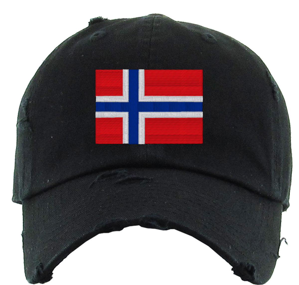 Norway Flag Vintage Baseball Cap