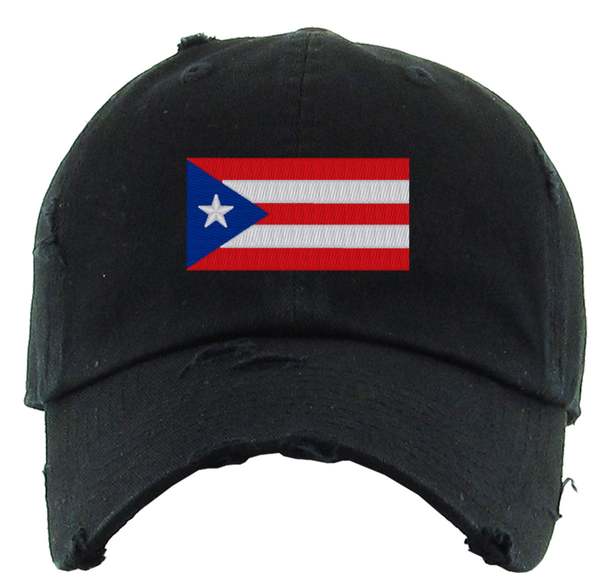 Puerto Rico Flag Vintage Baseball Cap