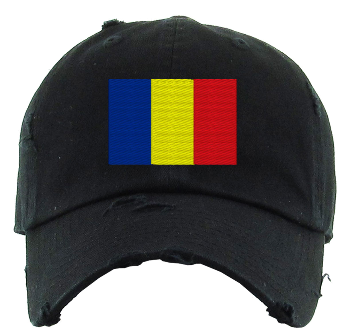 Romania Flag Vintage Baseball Cap