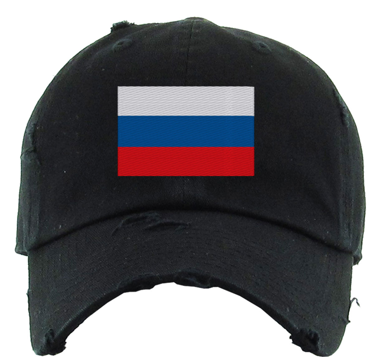 Russia Flag Vintage Baseball Cap