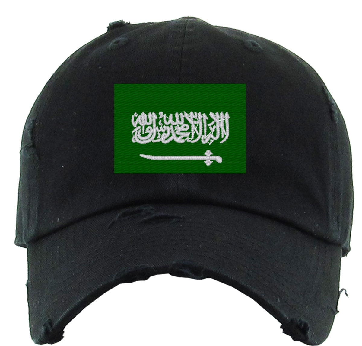 Saudi Arabia Flag Vintage Baseball Cap