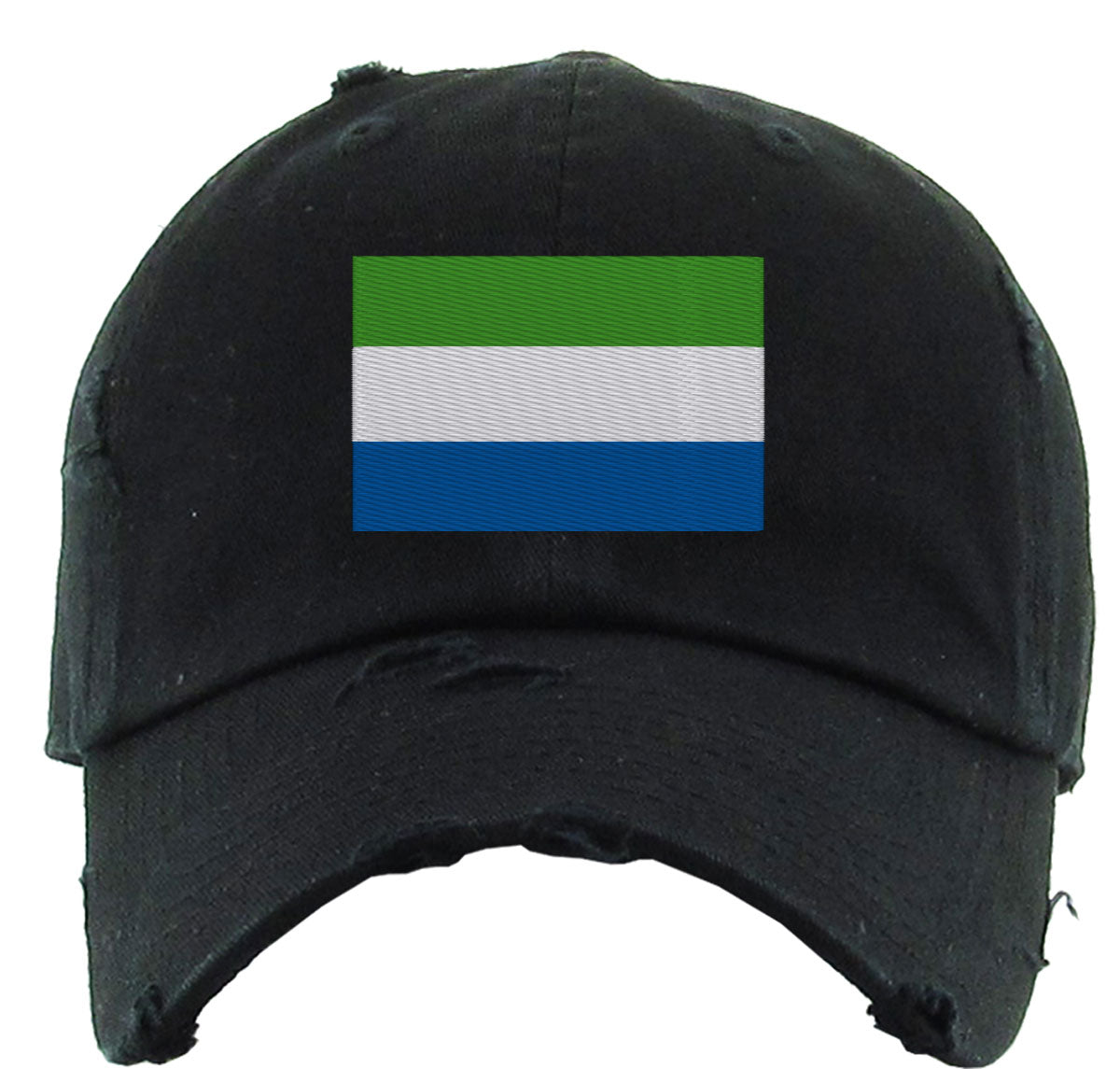 Sierra Leone Flag Vintage Baseball Cap