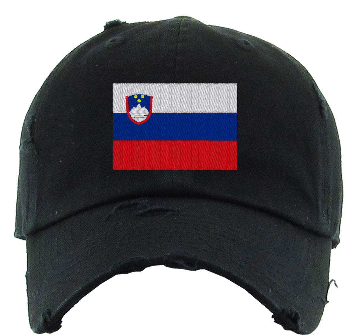 Slovenia Flag Vintage Baseball Cap