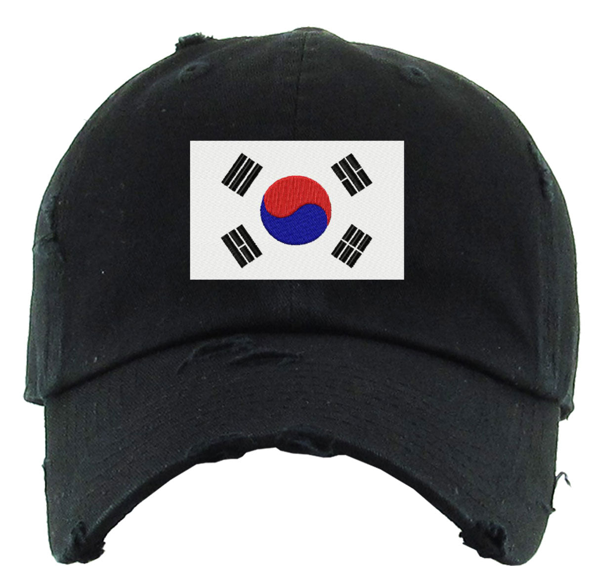 South Korea Flag Vintage Baseball Cap