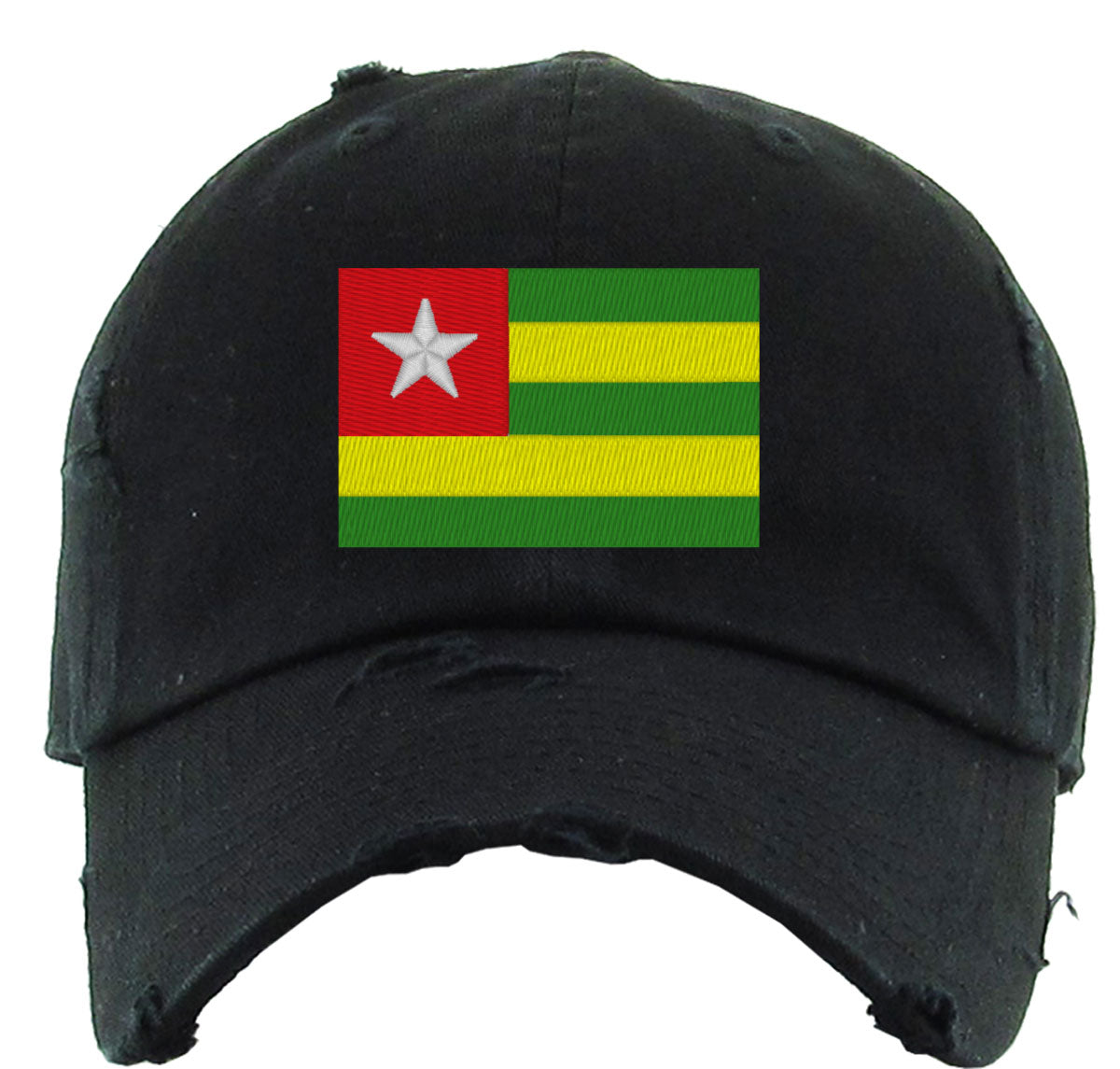 Togo Flag Vintage Baseball Cap