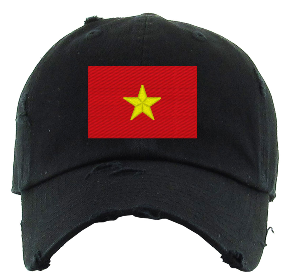 Vietnam Flag Vintage Baseball Cap