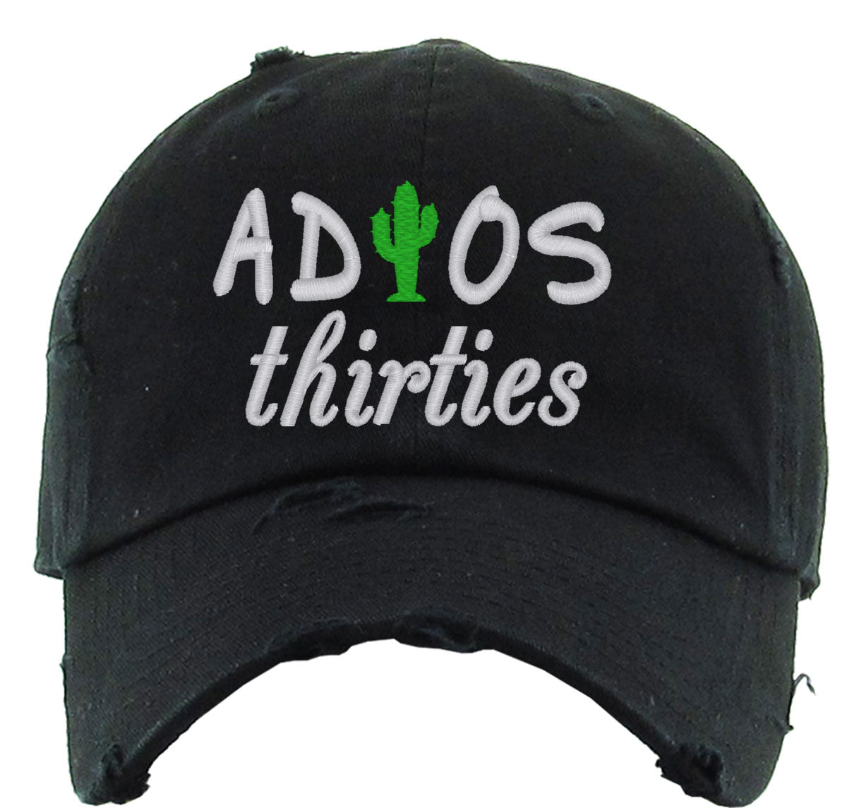 Adios Thirties 40th Birthday Vintage Baseball Cap