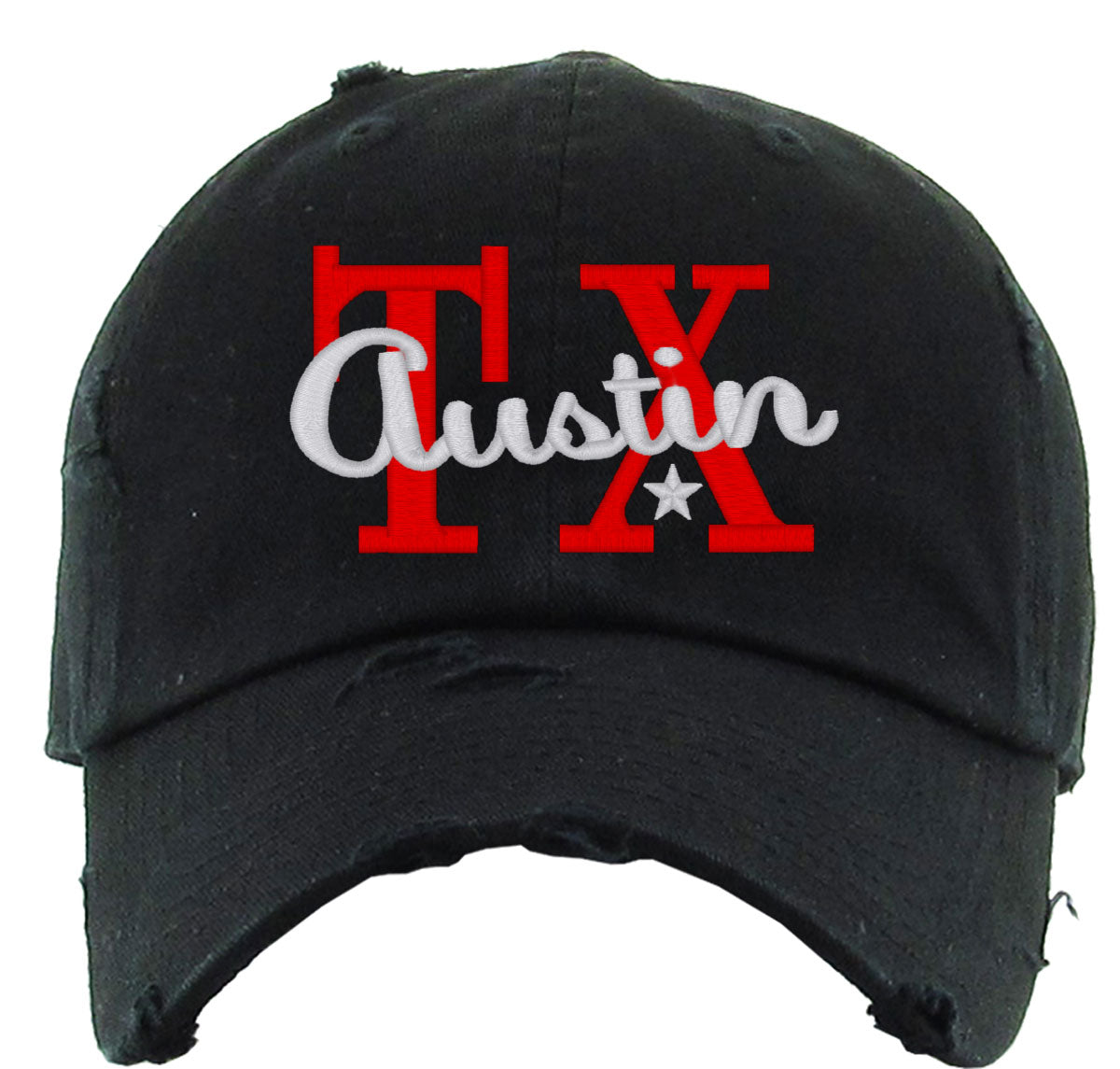 Austin Texas Vintage Baseball Cap