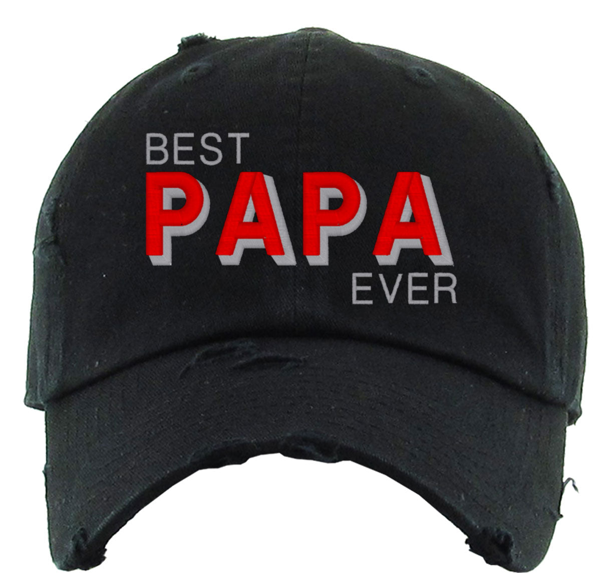 Best Papa Ever Vintage Baseball Cap