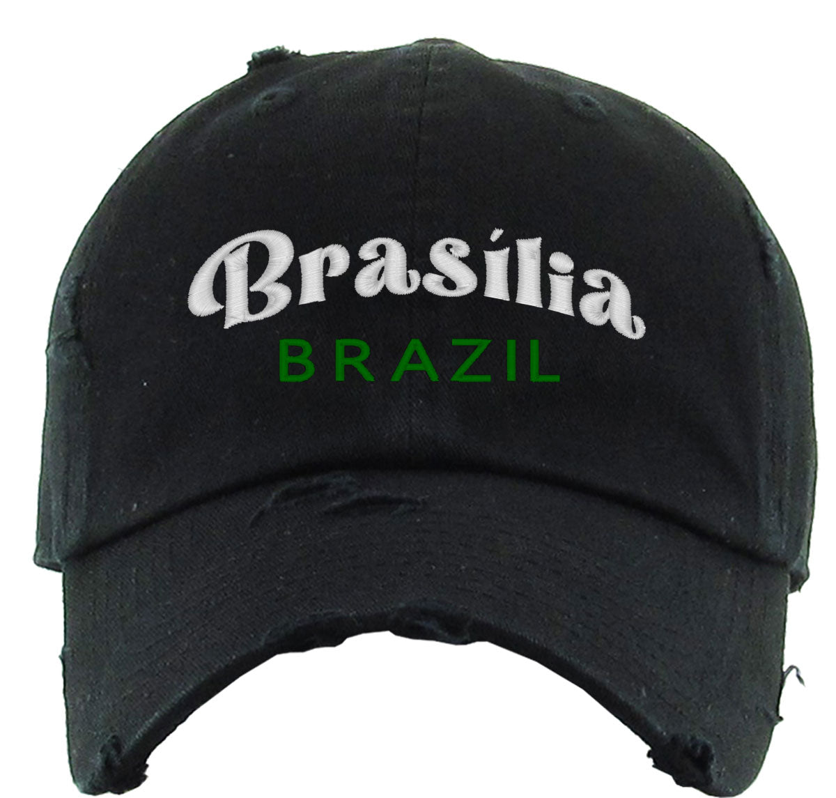 Brasilia Brazil Vintage Baseball Cap