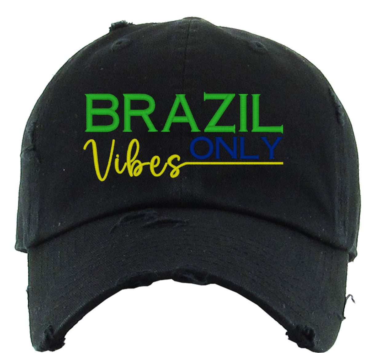 Brazilian Vibes Only Brazilian Day Vintage Baseball Cap
