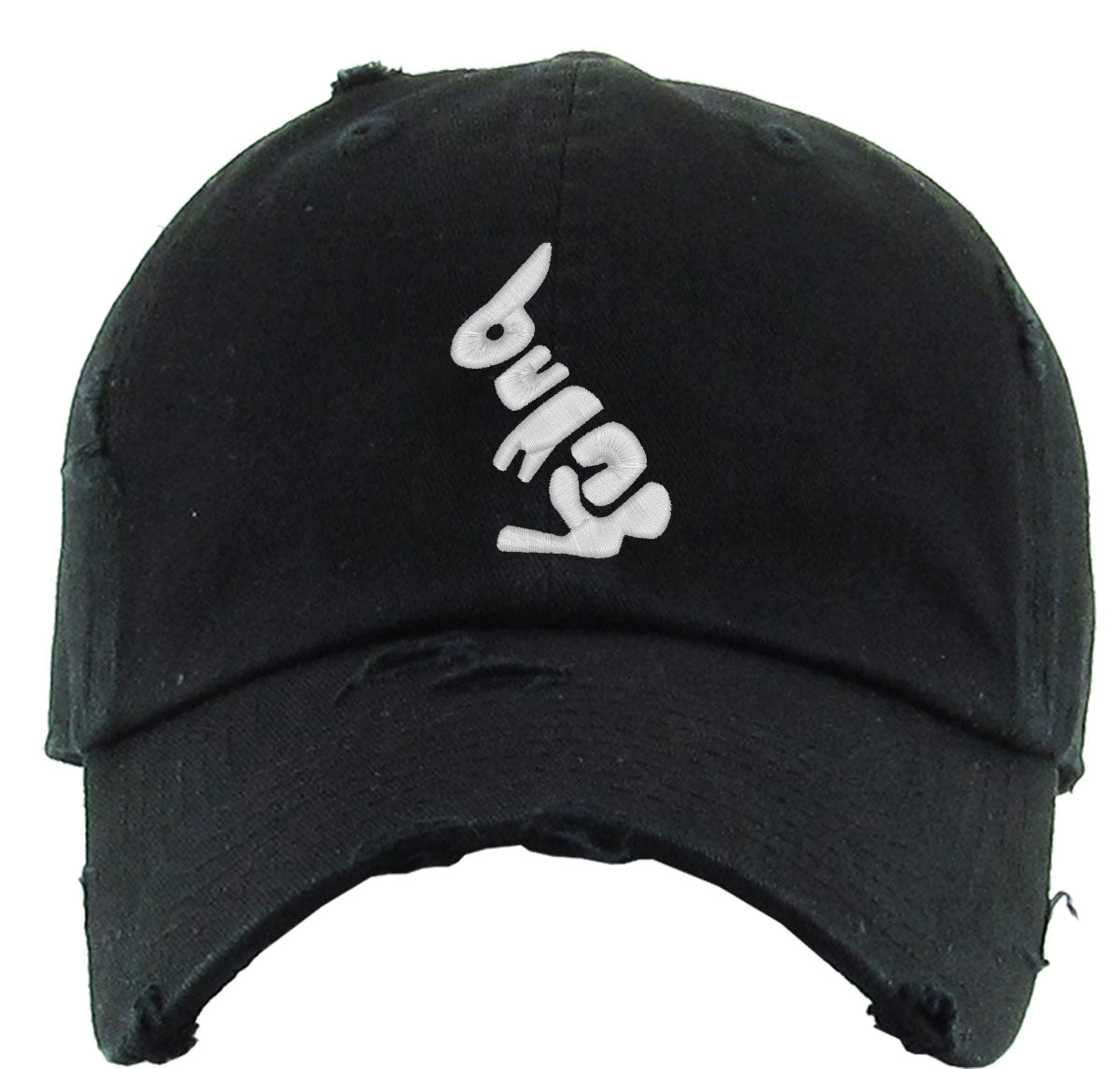 Bunny Typography Vintage Baseball Cap