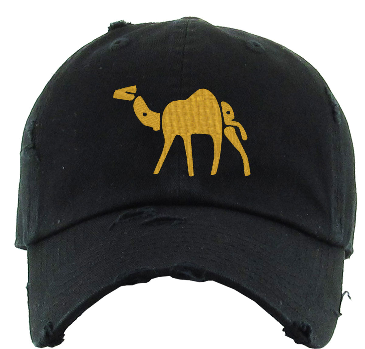 Camel Typography Vintage Baseball Cap