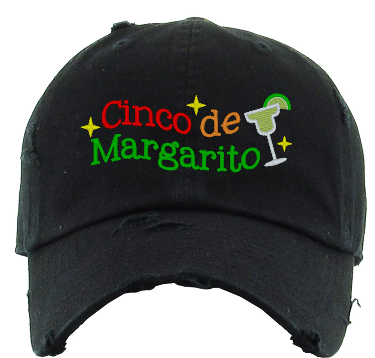 Mexico Symbols Cinco De Margarito Vintage Baseball Cap