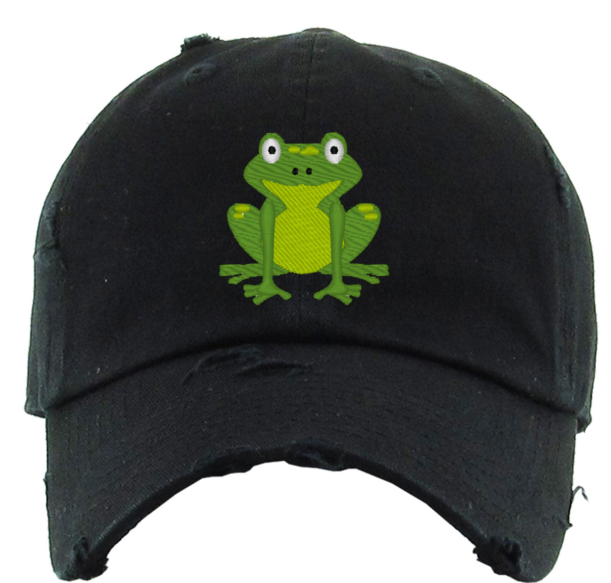 Cute Frog Vintage Baseball Cap