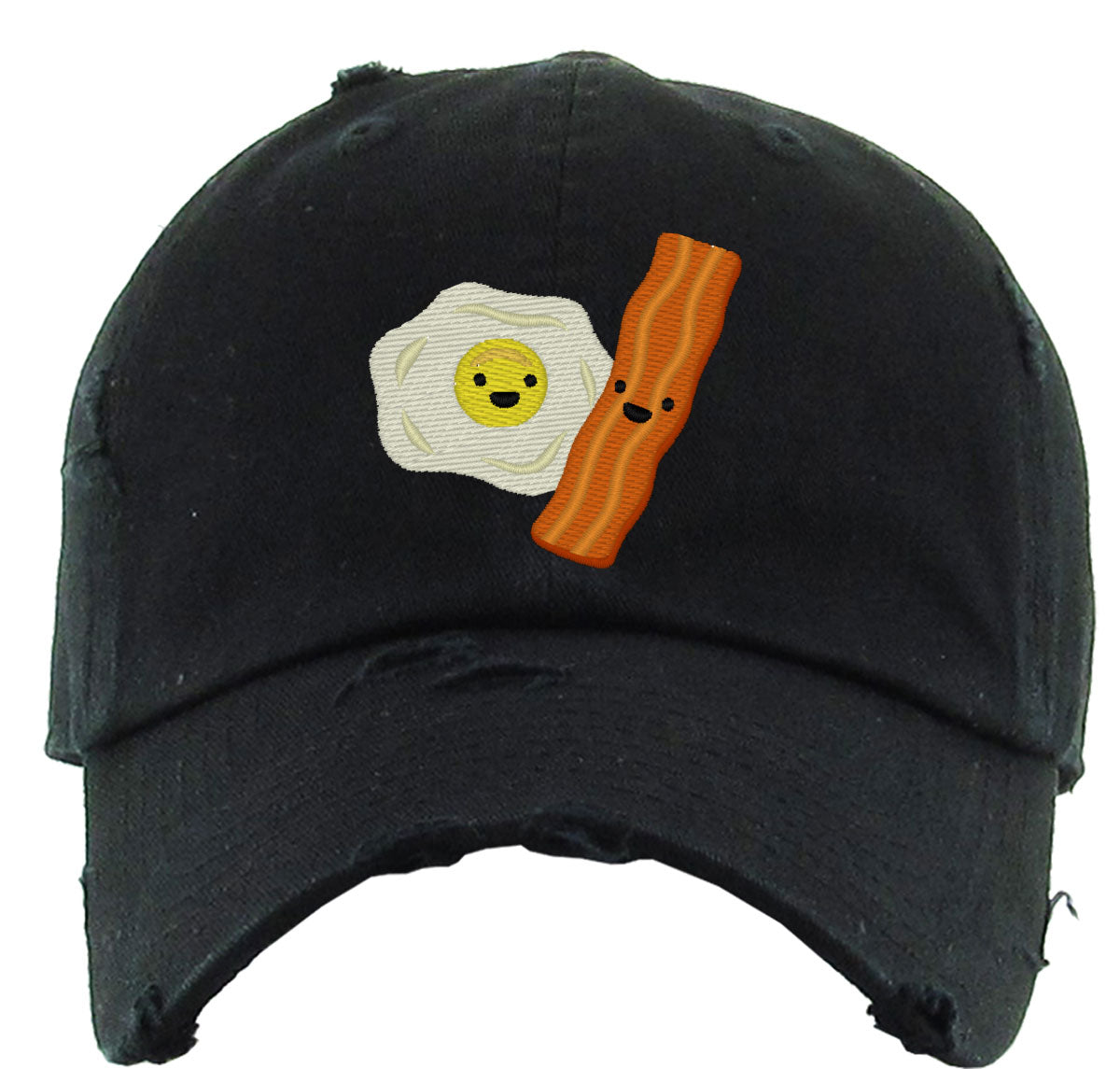 Egg And Bacon Vintage Baseball Cap