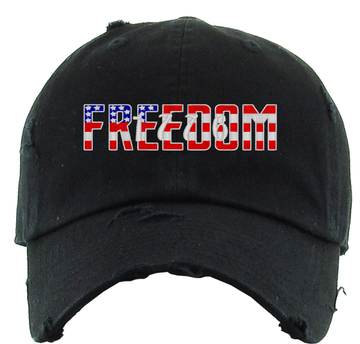Freedom Independence Day Patriotic Vintage Baseball Cap