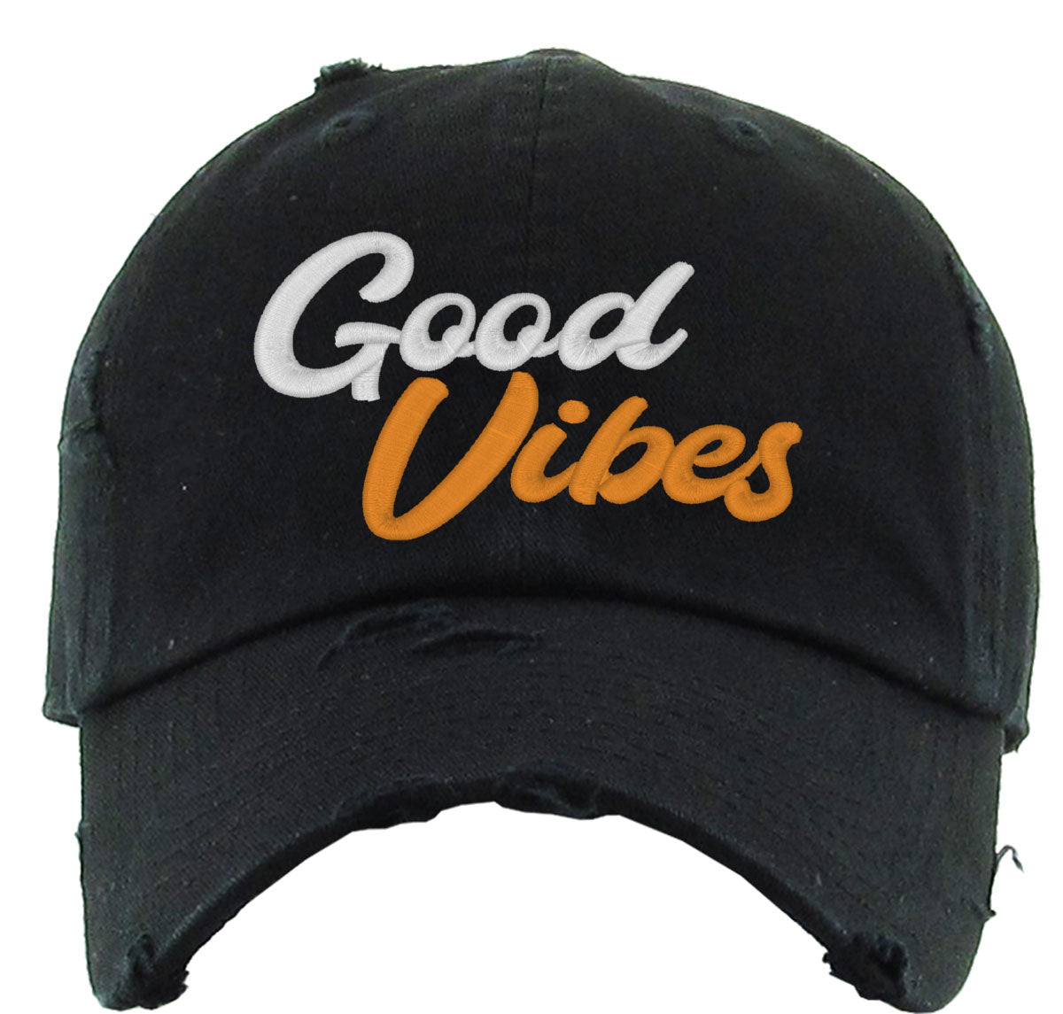 Good Vibes Vintage Baseball Cap