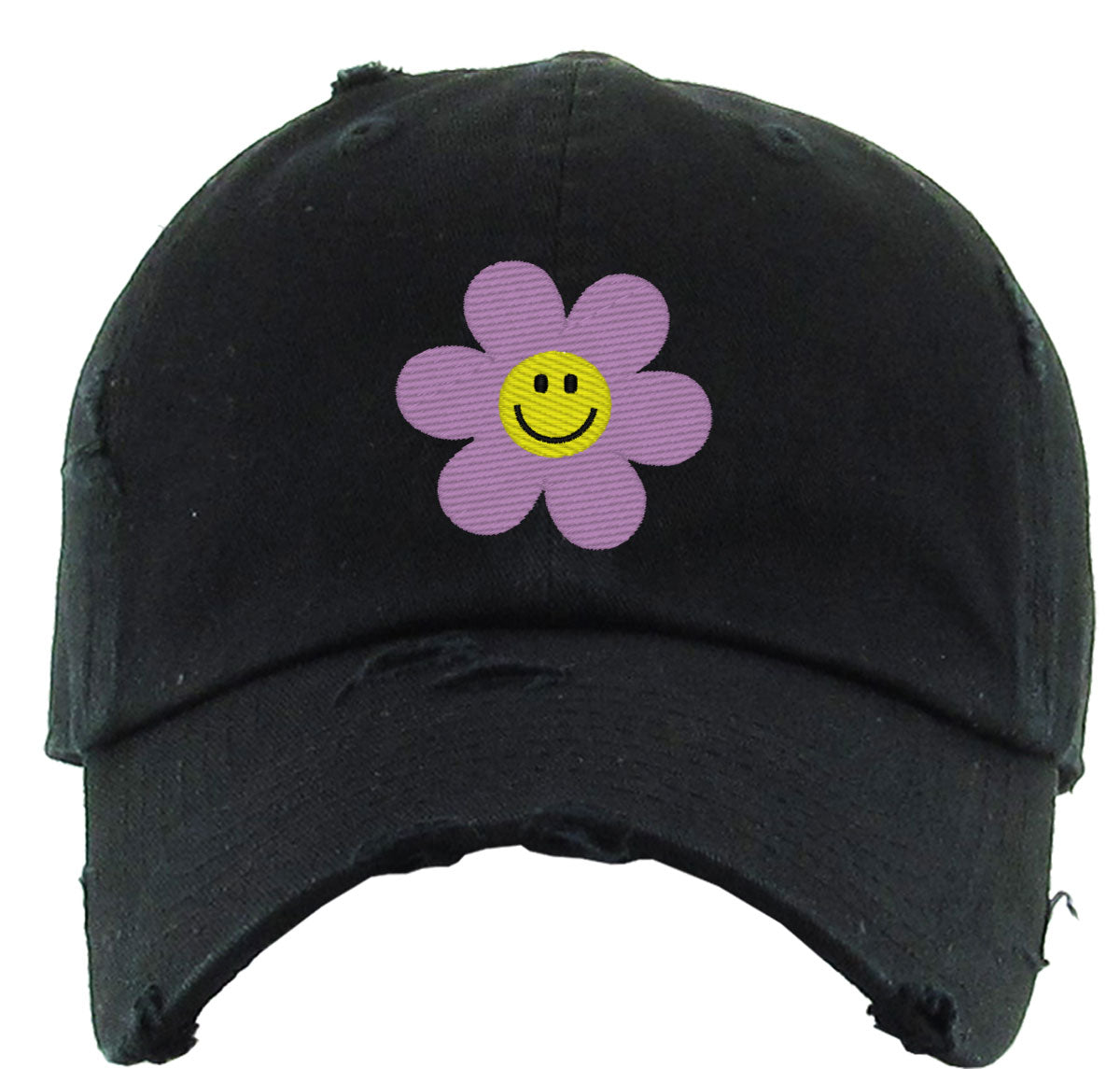 Happy Flower Vintage Baseball Cap